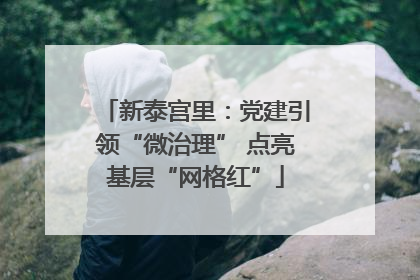 新泰宫里：党建引领“微治理” 点亮基层“网格红”