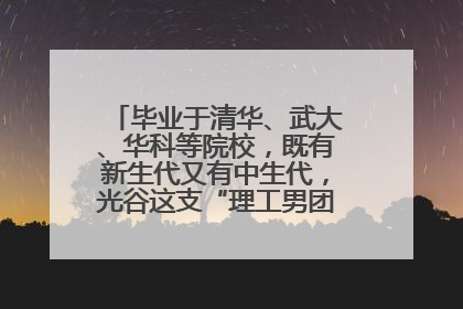 毕业于清华、武大、华科等院校，既有新生代又有中生代，光谷这支“理工男团”为何“出道”？