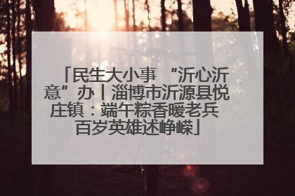 民生大小事 “沂心沂意”办丨淄博市沂源县悦庄镇：端午粽香暖老兵 百岁英雄述峥嵘