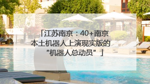江苏南京：40+南京本土机器人上演现实版的“机器人总动员”