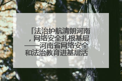 法治护航清朗河南，网络安全扎根基层——河南省网络安全和法治教育进基层活动正式启动