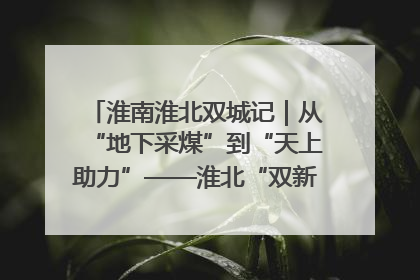 淮南淮北双城记｜从“地下采煤”到“天上助力”——淮北“双新”产业突围记