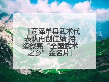 菏泽单县武术代表队再创佳绩 持续擦亮“全国武术之乡”金名片