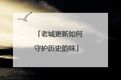 老城更新如何守护历史韵味