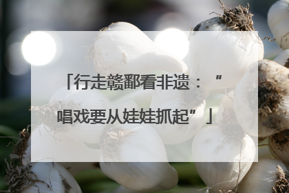 行走赣鄱看非遗：“唱戏要从娃娃抓起”