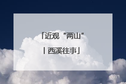 近观“两山”丨西溪往事