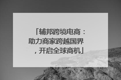 辅邦跨境电商：助力商家跨越国界，开启全球商机