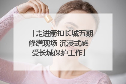 走进箭扣长城五期修缮现场 沉浸式感受长城保护工作