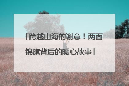 跨越山海的谢意！两面锦旗背后的暖心故事