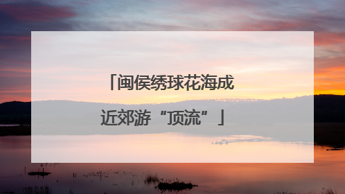 闽侯绣球花海成近郊游“顶流”