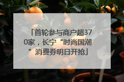 首轮参与商户超370家，长宁“时尚国潮”消费券明日开抢