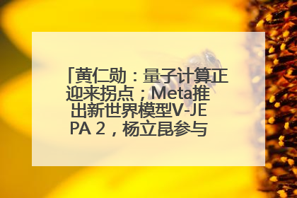 黄仁勋：量子计算正迎来拐点；Meta推出新世界模型V-JEPA 2，杨立昆参与开发丨全球科技早参