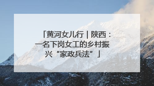 黄河女儿行｜陕西：一名下岗女工的乡村振兴“家政兵法”