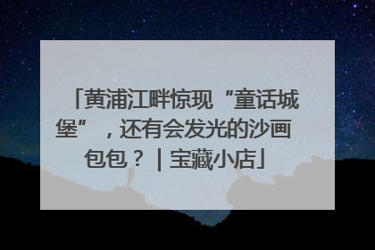 黄浦江畔惊现“童话城堡”，还有会发光的沙画包包？｜宝藏小店