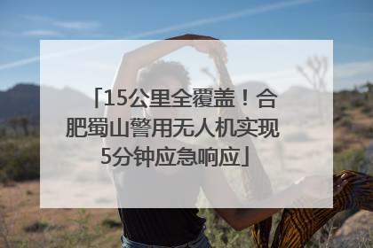 15公里全覆盖！合肥蜀山警用无人机实现5分钟应急响应