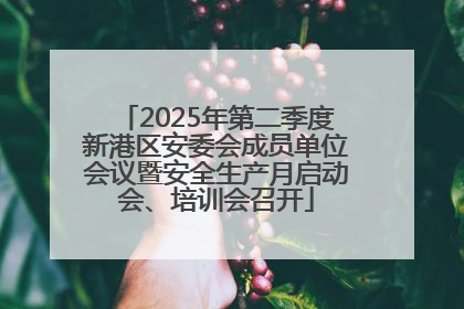 2025年第二季度新港区安委会成员单位会议暨安全生产月启动会、培训会召开