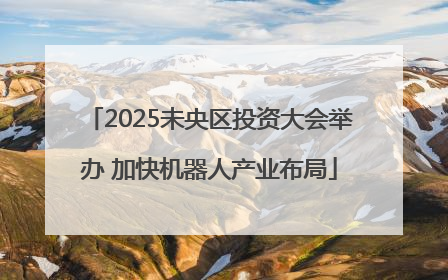 2025未央区投资大会举办 加快机器人产业布局