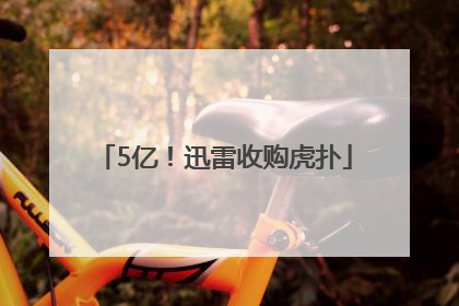 5亿！迅雷收购虎扑